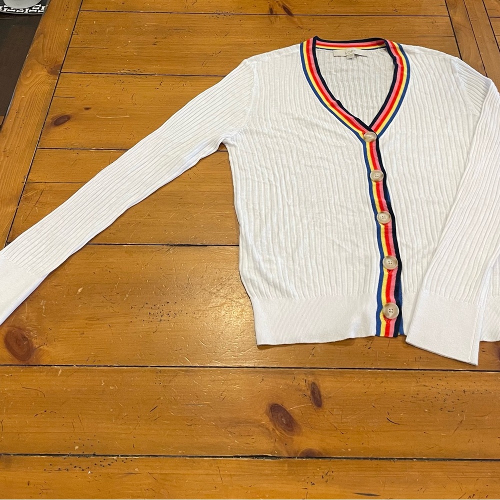 LOFT thin knit cardigan